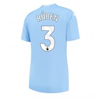 Dámy Fotbalový dres Manchester City Ruben Dias #3 2023-24 Domácí Krátký Rukáv